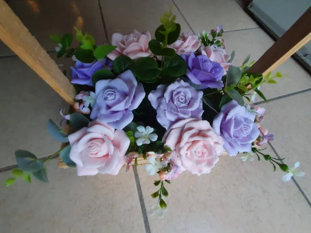 Canasta de Rosas de Jabón — foto 1