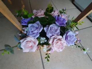 Canasta de Rosas de Jabón