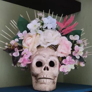 Corona Catrina Pastel Mixta