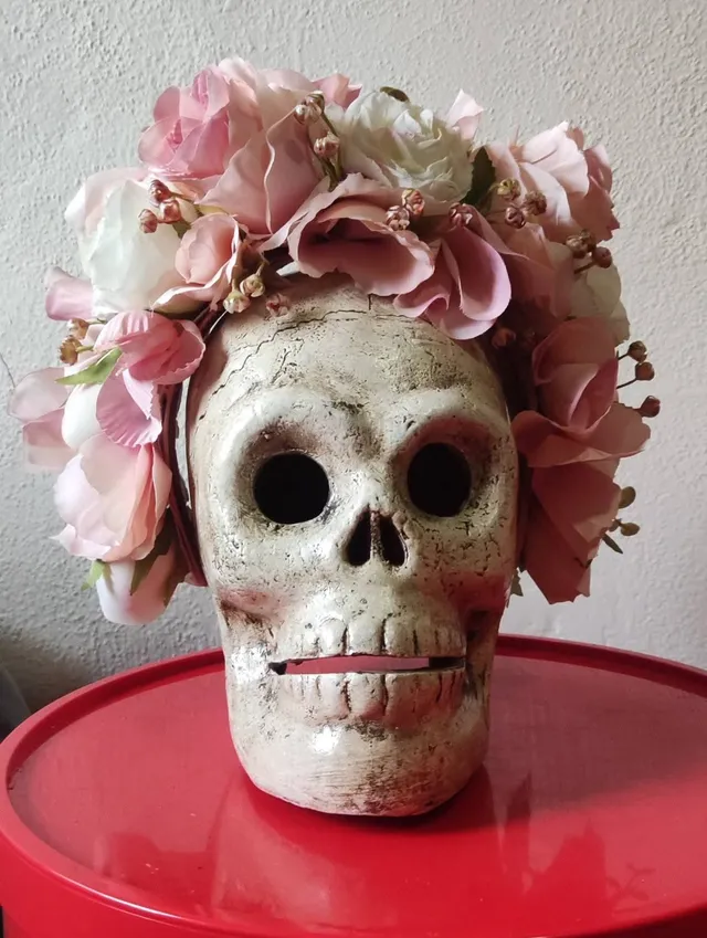 Corona Catrina Rosa y Blanco — foto 1