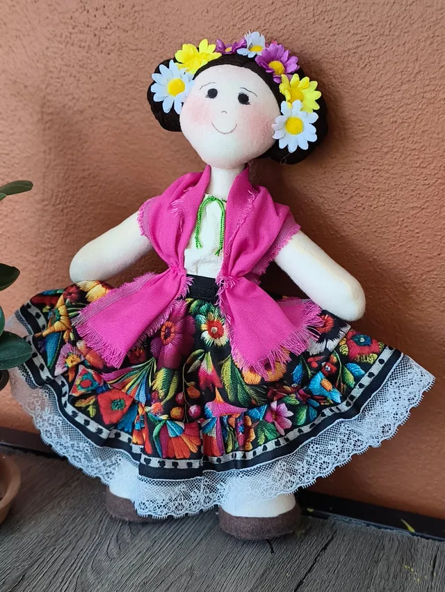 Frida con Rebozo Fucsia — foto 2