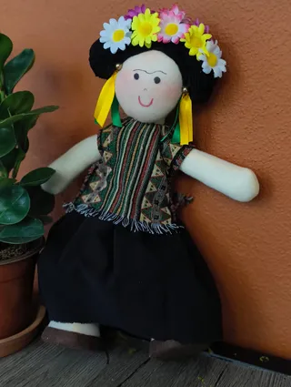 Frida de Blusa Rayada