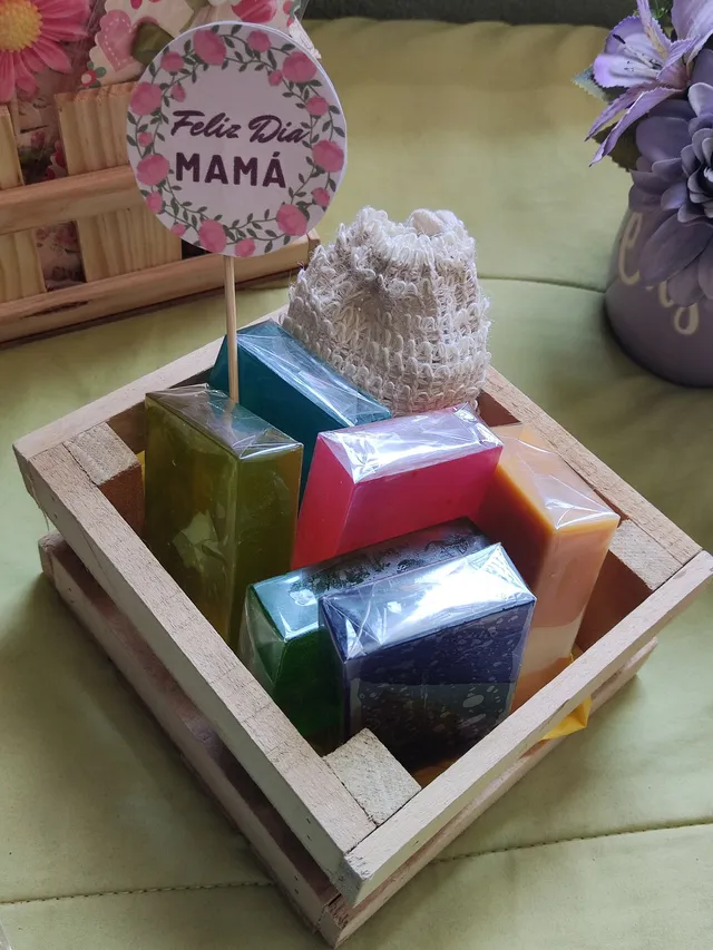 Huacalito de Jabones Feliz Día Mamá — foto 1