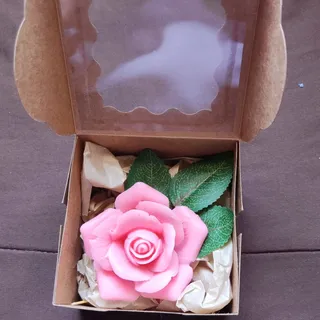 Cajita de Regalo Jabón Rosa