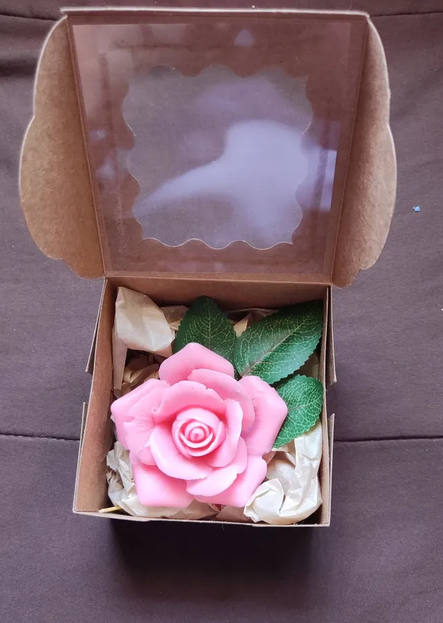 Cajita de Regalo Jabón Rosa — foto 2