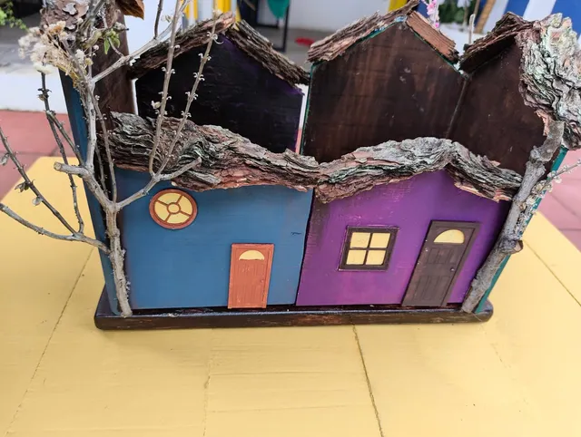 Macetero de Casitas Dobles — foto 2